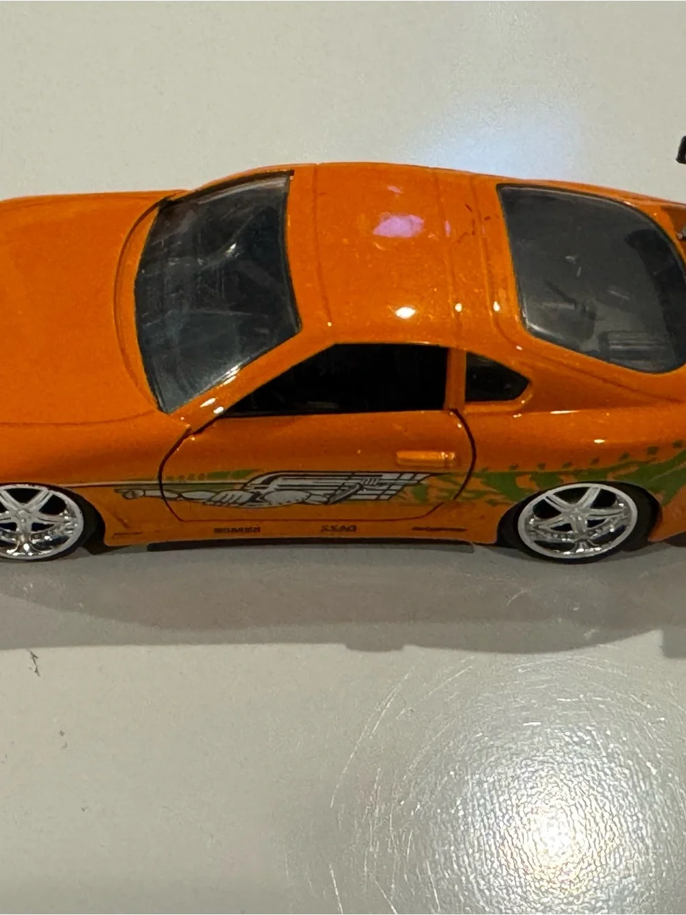 Jada Toys Die-cast Fast And Furious Brian's Toyota Supra 1:32 Orange
